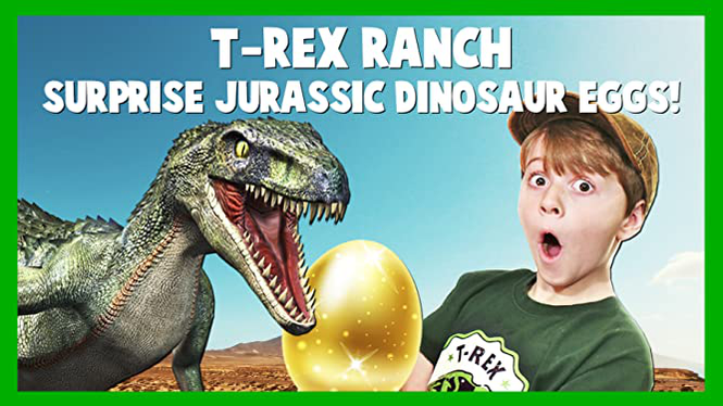 T-Rex Ranch Surprise Jurassic Dinosaur Eggs! (2019) - Amazon Prime ...