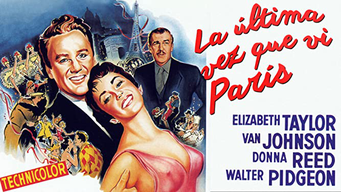 La última vez que vi París (1954)