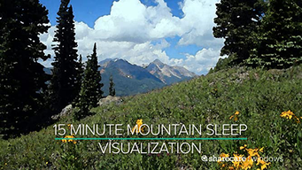 15 Minute Mountain Sleep Visualization (2020)