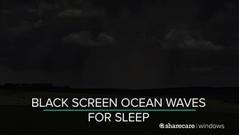 Black Screen Ocean Waves for Sleep 9 hours (2017)