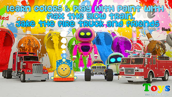 Learn Colors & Play with Paint with Max the Glow Train, Jake the Fire Truck and Friends (2016)
